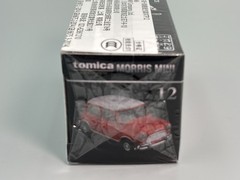 Morris Mini Cooper Classic Mini Red White Roof Tomica Premium #12 1/50 scale