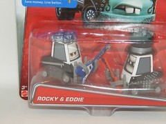 Mattel Disney Pixar Cars Toons Heavy Metal Mater rocky & eddie