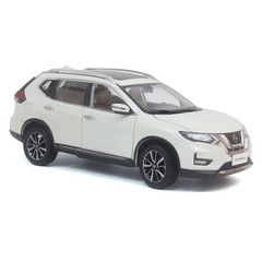 1:18 Paudi Nissan X-Trail Rogue 2018 White Diecast Model Car Collect Gifts
