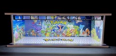 CUSTOM Pokemon Interior Garage Theme 1:64 Model Diorama with LED Lighting