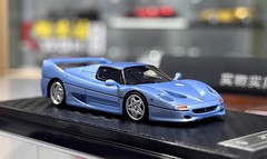NA 1:64 Ice Blue F50 Racing Sports Model Diecast Resin Car