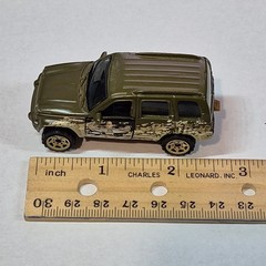 Matchbox MBX Metal #69 Jeep Liberty Olive Green Mud Splatter HTF
