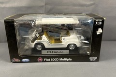 Unique Replicas 1961 Fiat 600D Multipla Taxi Italia Torino 1/18 Die Cast Car