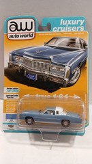 AW Auto World 1975 CADILLAC ELDORALDO 1:64 Diecast – Jennifer Blue