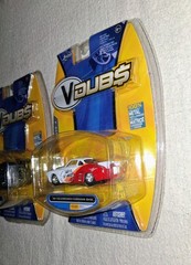 Lot x2 Jada VDubs Wave 4 ’62 Volkswagen Bus Torpedo, ’59 Volkswagen Karmann Ghia
