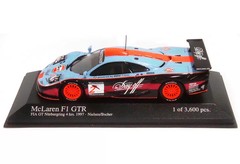 1/43 McLaren F1 GTR FIA GT Nurburgring 4H 1997 Gulf #2 Sky Blue/Orange Diecast