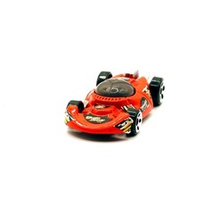 Hot Wheels McDonald’s Hot Rod Dragster Red Chrome Engine 2003 1:64 Diecast Used