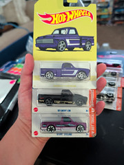 Hot Wheels Hot Trucks 1:64 1967 Chevrolet ’67 Chevy C10 Purple Diecast Unopened