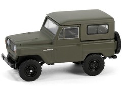 1962 Nissan Patrol Matt Olive Green “All Terrain” Series 16 1/64 Diecast Model C