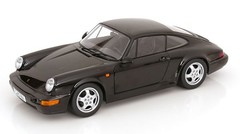 KK SCALE MODELS Porsche 911 (964) RS 1992 with Cup rims Black 1/12 Scale New!
