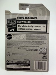 Hot Wheels Volvo 850 Estate HW Wagons 1:64 Black