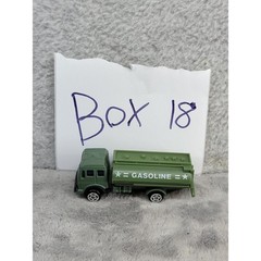 Military Gasoline Tanker Toy Truck Olive Green Army Fuel Transport 3 Inch