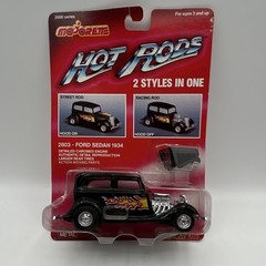 Majorette Hot Rods 1934 Ford Sedan Diecast Metal Car Black Unopened
