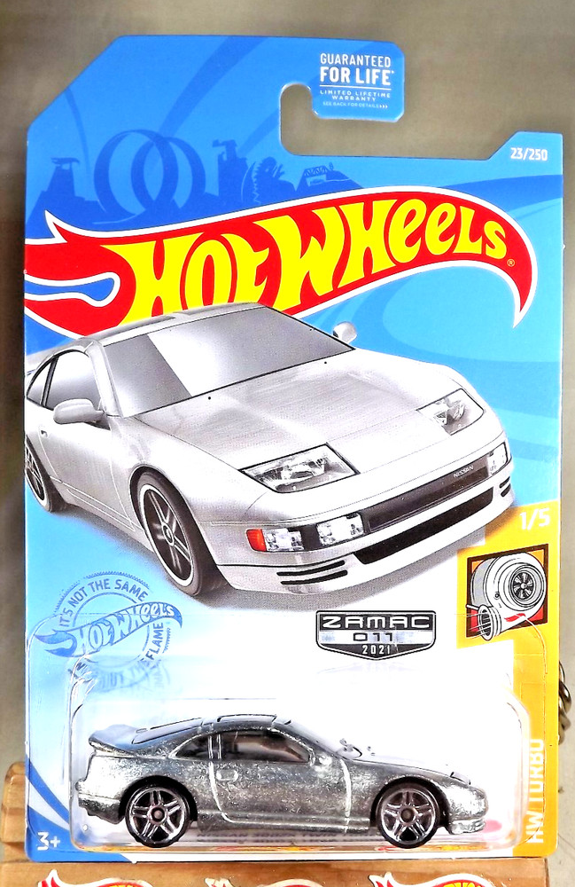2021 Hot Wheels Walmart #11 Zamac #23 HW Turbo 1/5 NISSAN 300ZX TWIN TURBO Zamac
