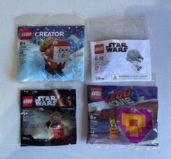 Lego 30340 Santa 30580 Star Wars Rebel 1 Millenium Falcon