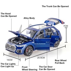 1:24 AUDI Q5 SUV Alloy Car Model Diecast & Toy Vehicle Metal Childrens Gift Kids