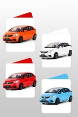 1:32 Honda Fit GK5 Diecast Alloy Car Model with Sound, Light & High Detail