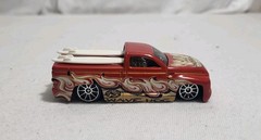 SWITCHBACK 2002 Hot Wheels Mainline Series – Wave Hog W/ Surfboards- Red.