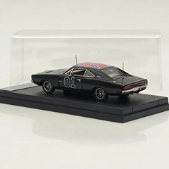 Mini Forge 1:64 1969 Chargr RT style General Lee Black Diecast Model Car Limited