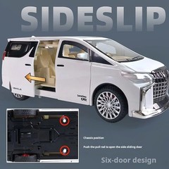Pull Back Car Toy Kids Simulation Vehicle with Lights Sound Gift