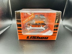 Student Driver x Simon’s Garage 1:64 Datsun 510 Wagon Orange HEC 2025