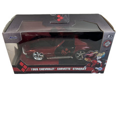 Jada Hollywood Rides Harley Quinn 1969 Chevy Corvette Stingray 1/32 Diecast