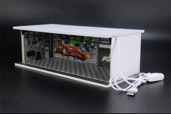 The Fast & Furious Hot Wheels Garage Theme 1:64 Model Diorama With LED Lighting