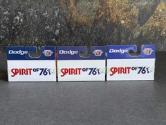 2026 M2 Machines 🇺🇸 Spirit of 76 🇺🇸 1976 Dodge D100 WMTS24 ~ Lot of 3