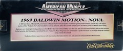 ‘69 Baldwin Motion Nova – Butternut Yellow – 1/18 – Ertl American Muscle – NIB