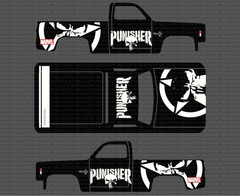 ’83 CHEVY SILVERADO Custom WaterSlide Decal for hot wheels 1/64 a1