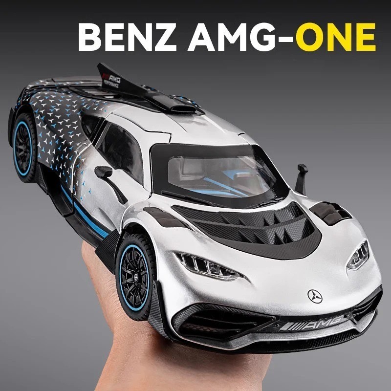 1:24 Mercedes AMG One Diecast Alloy Sport Car Miniature Toy Gift Collectible NEW