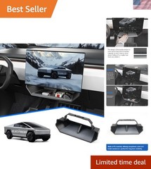 Tesla Cybertruck Under Screen Storage Organizer Black Plastic 17.4 x 5.12 x 6…