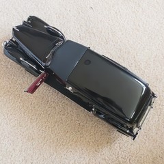 Precision Miniatures 1938 Cadillac Town Car Hearse 1:18 Black DIECAST Metal READ