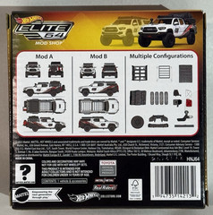 Hot Wheels Elite 64 Mod Shop ’17 TOYOTA TACOMA Gloss White 1:64 Diecast HNJ64
