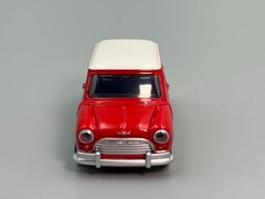 Morris Mini Cooper Classic Mini Red White Roof Tomica Premium #12 1/50 scale