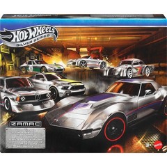 Hot Wheels 1:64 Scale Die-Cast Toy Cars Set of 6 Zamac Vehicles