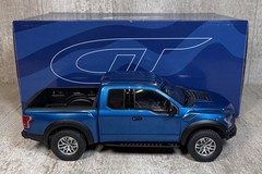 1/18 GT Spirit Ford F-150 Raptor Blue Pickup Truck Diecast w/ Box US009