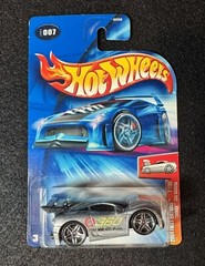 Hot Wheels 2004 First Editions Tooned 360 Modena Ferrari Zamac Silver #7/100 Car