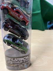 Furious Road Trip Toy Cars Gift Set -10 Race Vehicles 1:64 Stamp Steel Pull Back