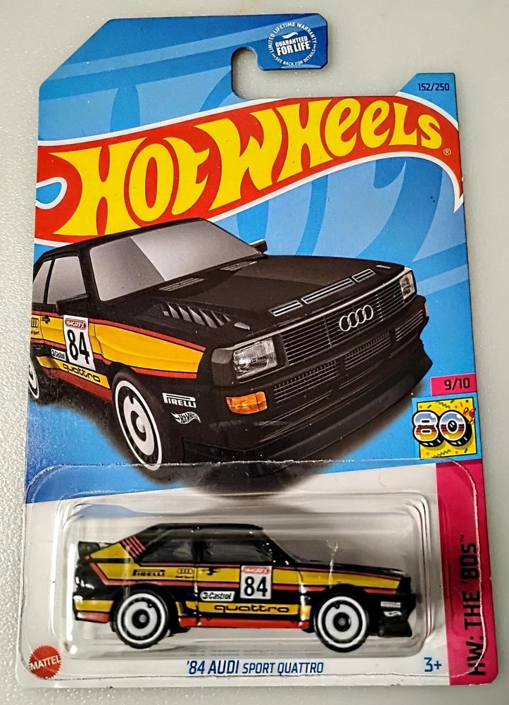 2023 Hot Wheels Black ’84 Audi Sport Quattro 152/250 HW: The ’80s 9/10