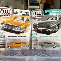 🌟1961 Dodge Dart Phoenix Lowrider🌟1967 Cadillac Eldorado 2 Vintage 1/64 Models