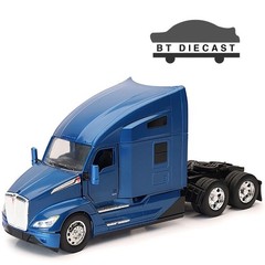 NEW RAY KENWORTH T680 TRUCK TRACTOR 1/32 DIECAST MODEL BLUE 11083