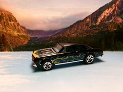 67 CHEVELLE SS 396 2016 Hot Wheels Flames Series Black