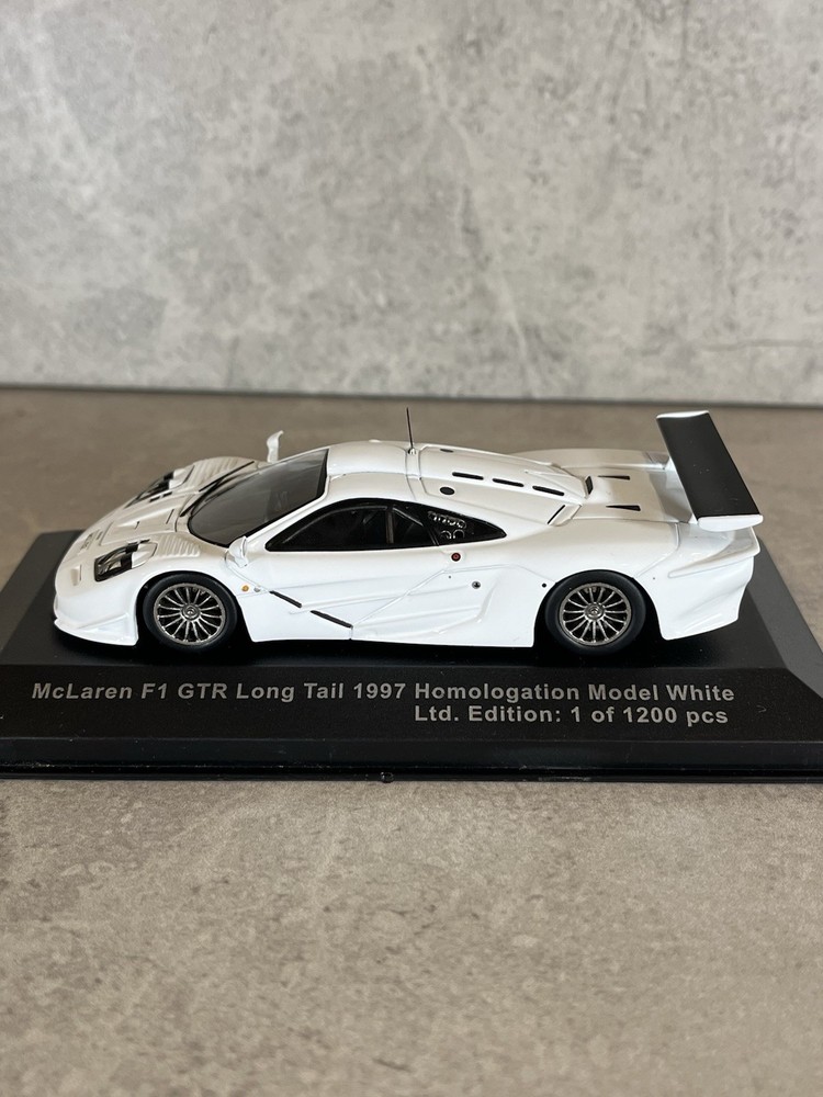 PALMA 1/43 McLaren F1 GTR Long tail 1997 Homologation White limited Model Car