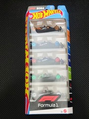 Hot Wheels 5-Pack Mattel Formula One F1 Diecast Cars 1:64 McLaren Red Bull ect..