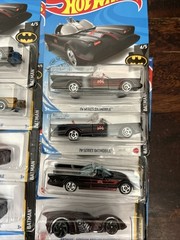 HOT WHEELS 1/64 BATMOBILE LOT OF 12 DICAST CARS IN GREAT CONDITION FREE SHIPPING