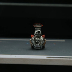 1/64 Scale Detailed Engine Assembly Diecast Model for Garage Diorama