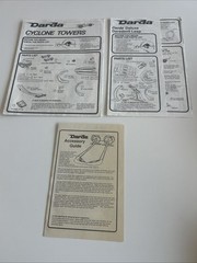 DARDA CYCLONE TOWERS – DAREDEVIL LEAP – ACCESSORY GUIDE- INSTRUCTION BOOKLETS