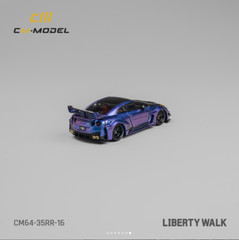 CM Model Nissan LBWK Super silhouette 35RR Chameleon with Carbon Hood 1/64