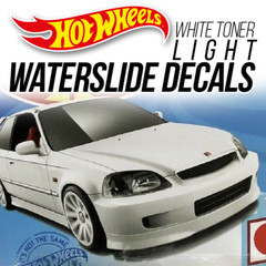 1/64 Scale HONDA CIVIC EK9 Head Tail Light WaterSlide Decal Custom for Hot Wheel